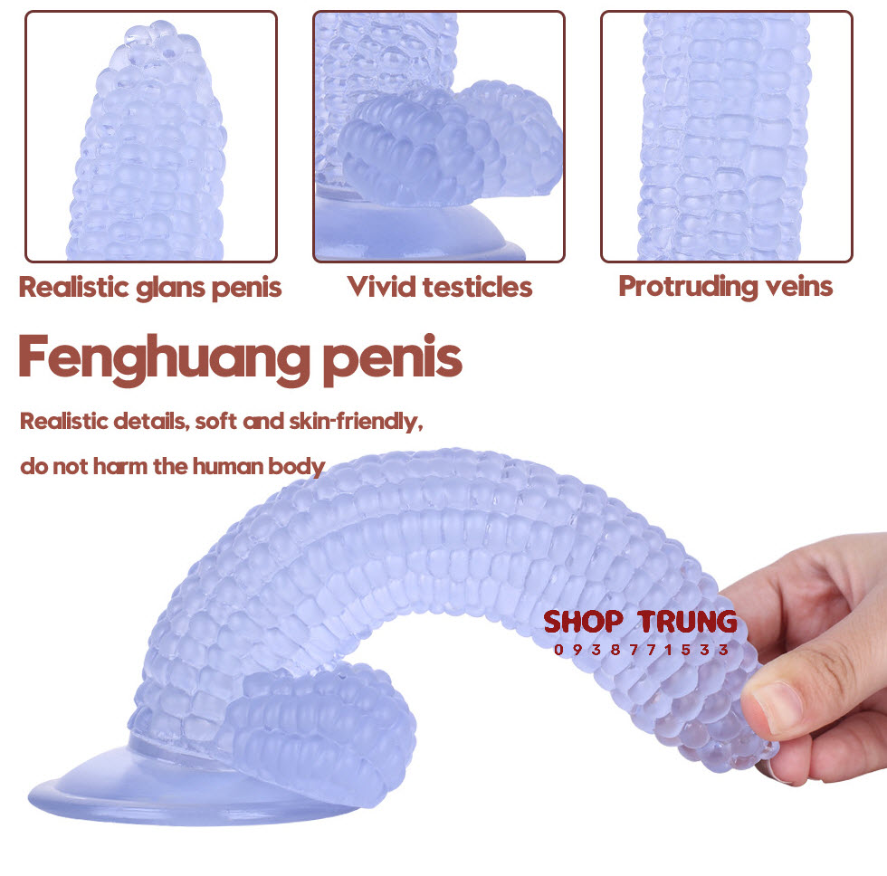 Trải Nghiệm Đỉnh Cao Dương Vật Giả Silicone Trái Bắp Chất Lượng