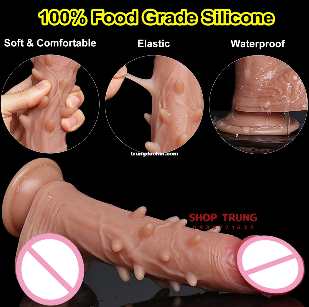 Dương vật giả silicon gai mềm cho nữ trải nghiệm thăng hoa cực đỉnh Dương vật giả silicon gai mềm cho nữ trải nghiệm thăng hoa cực đỉnh