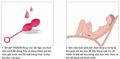 Bóng tập se khít âm đạo Svakom Nova giúp săn chắc