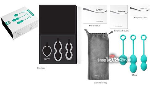 Bóng tập se khít âm đạo Svakom Nova cho nữ, hiệu quả, dễ dùng