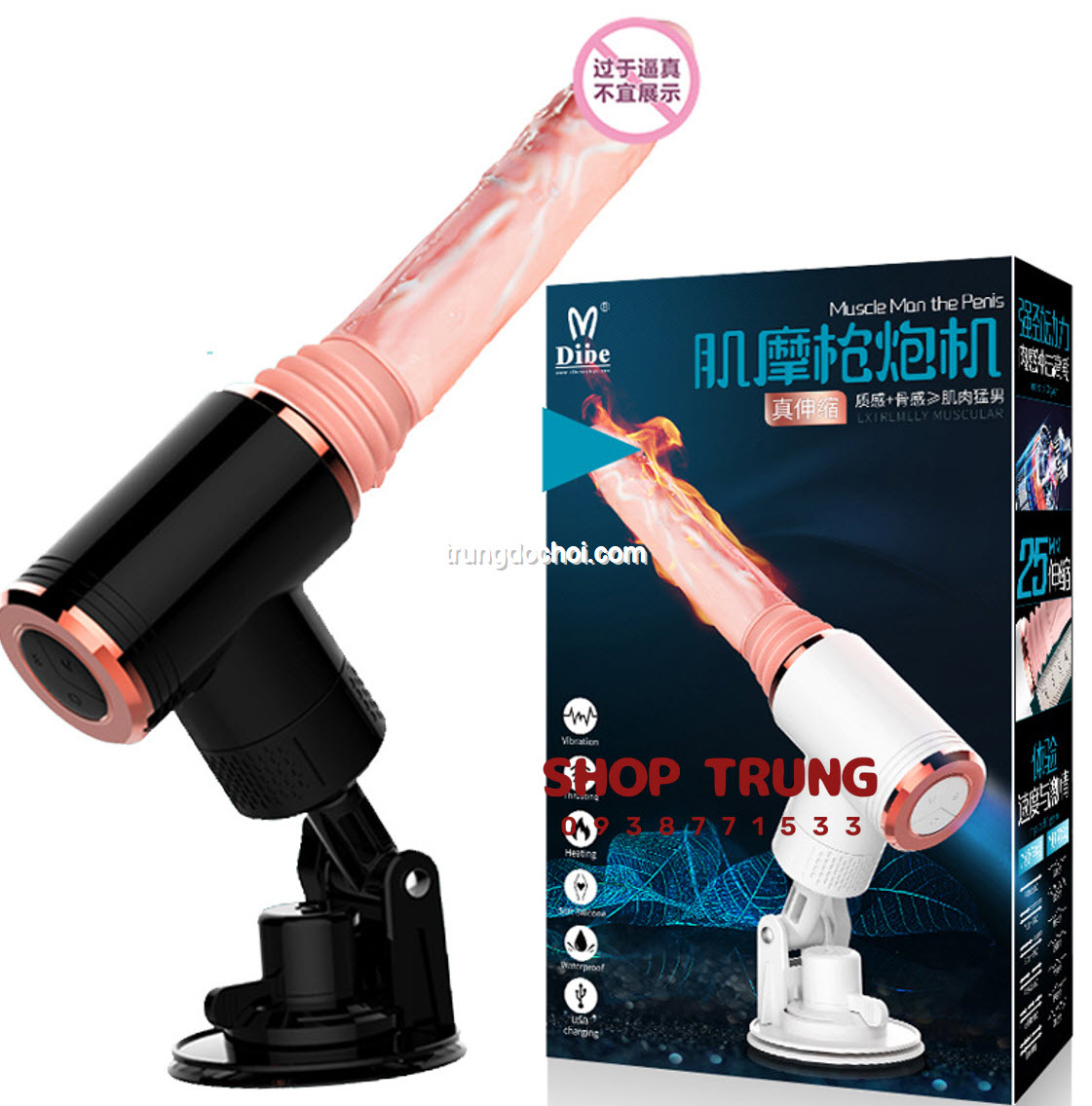 Máy Rung Thụt Tự Động Nữ Siêu Thật Kích Thích Thăng Hoa