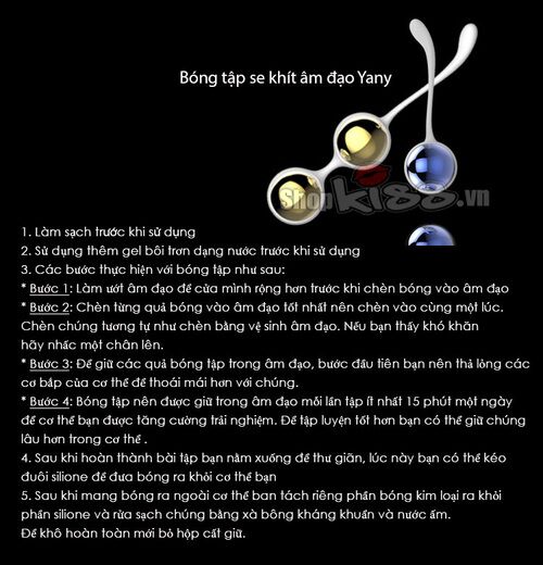 Bộ bóng tập Nalone Yany nâng cơ se khít tăng khoái cảm phái đẹp