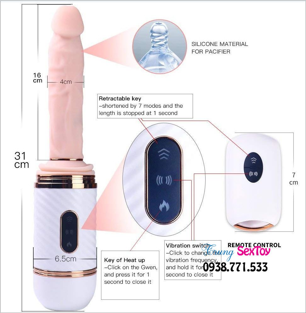 Máy Thủ Dâm Thụt Nhiệt Siêu Hot Kích Thích Cảm Giác Mạnh