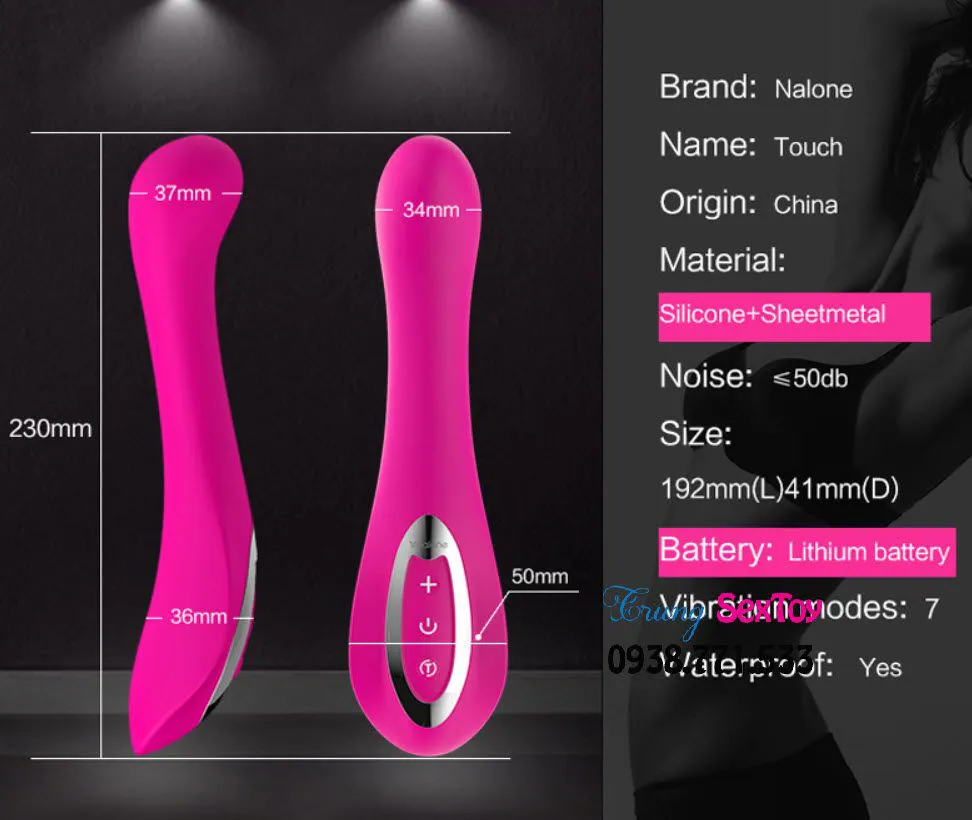 Dương vật giả Nalone Touch mềm mại như thật tăng khoái cảm đỉnh cao