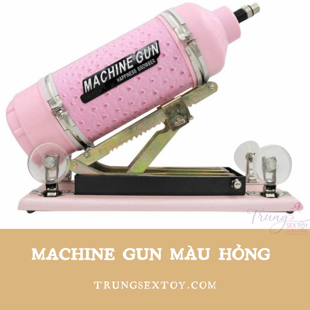 Dương vật giả Machine Gun rung thụt cực mạnh kích thích phái nữ