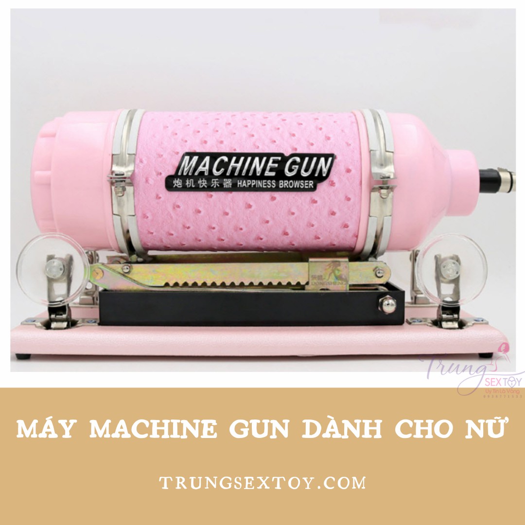 Dương vật giả Machine Gun rung thụt cực mạnh kích thích phái nữ
