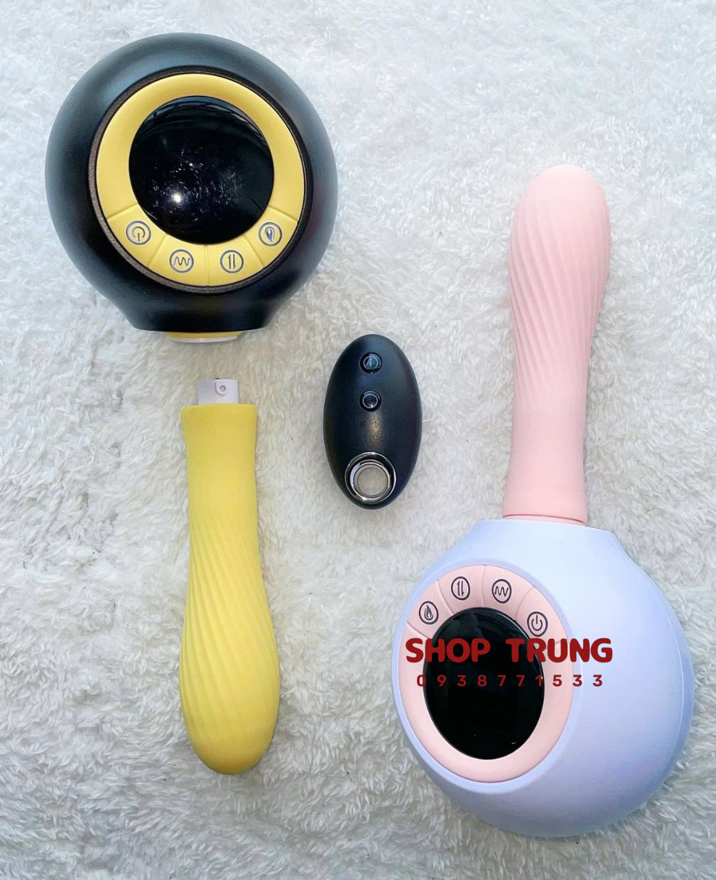 Dương vật giả tự động rung thụt 10 chế độ LCD điều khiển từ xa, đồ chơi người lớn siêu kích thích