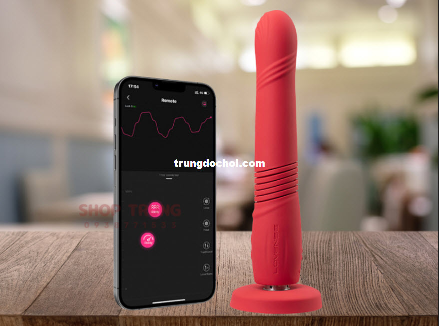 Dương Vật Giả Lovense Gravity - Rung Thụt Cực Mạnh, Điều Khiển App