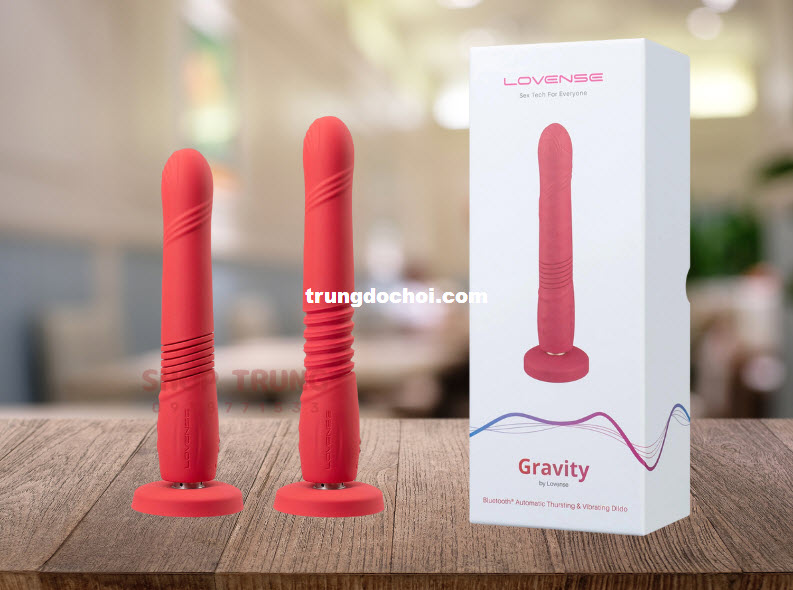 Dương Vật Giả Lovense Gravity - Rung Thụt Cực Mạnh, Điều Khiển App