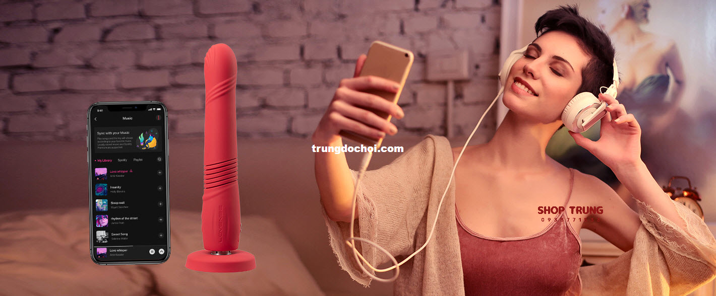 Dương Vật Giả Lovense Gravity - Rung Thụt Cực Mạnh, Điều Khiển App
