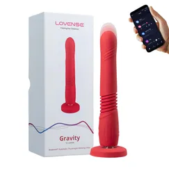 Dương vật giả Lovense Gravity rung thụt app điều khiển từ xa chính hãng