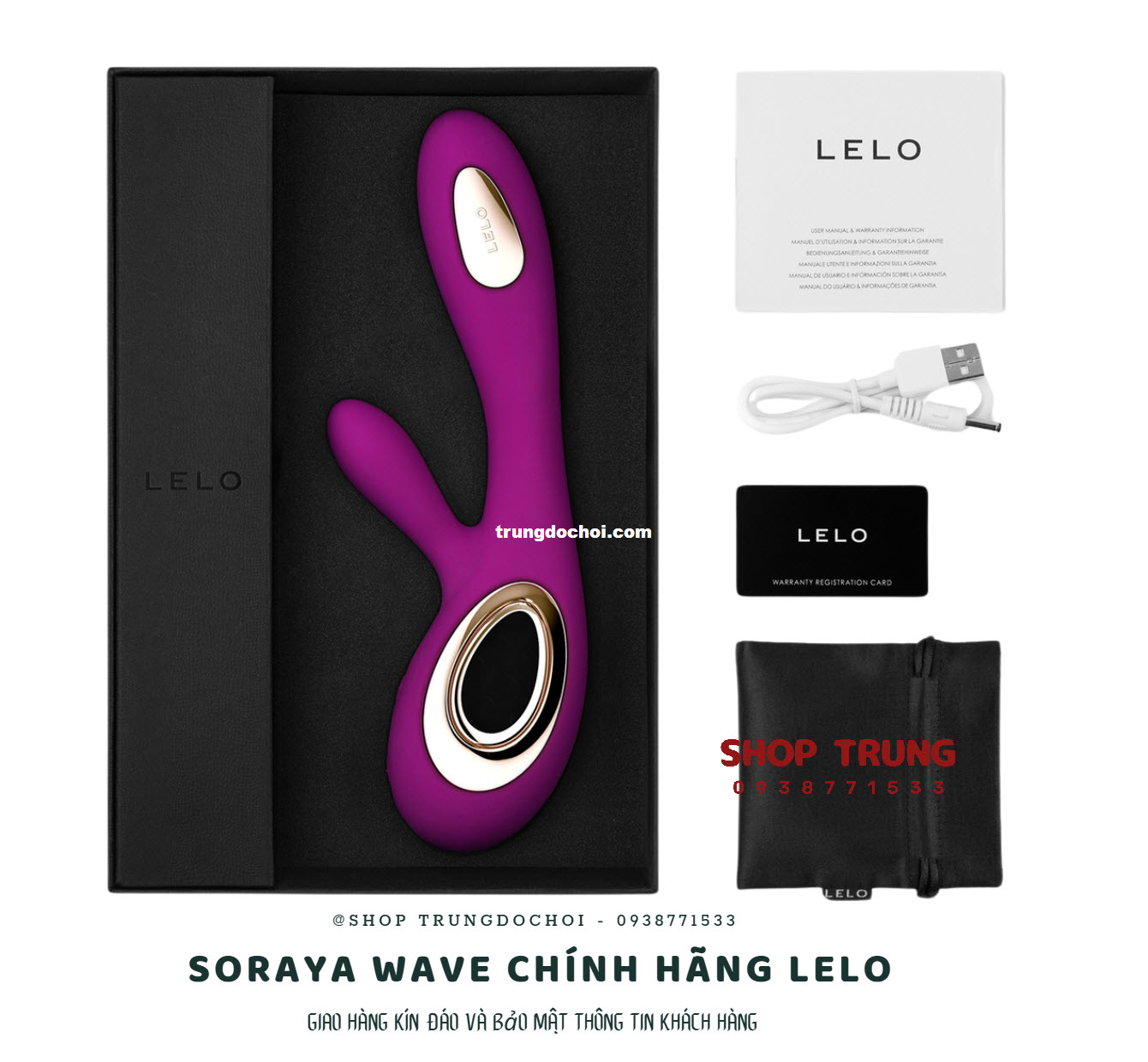 Dương Vật Giả LELO Soraya Wave Cao Cấp Chính Hãng Sắc Nét