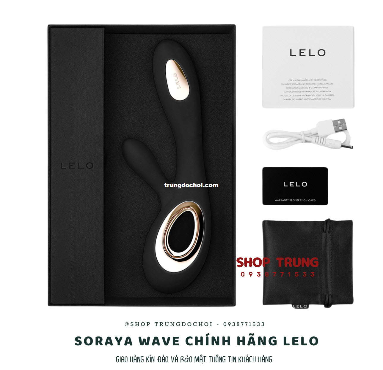 Dương Vật Giả LELO Soraya Wave Cao Cấp Chính Hãng Sắc Nét