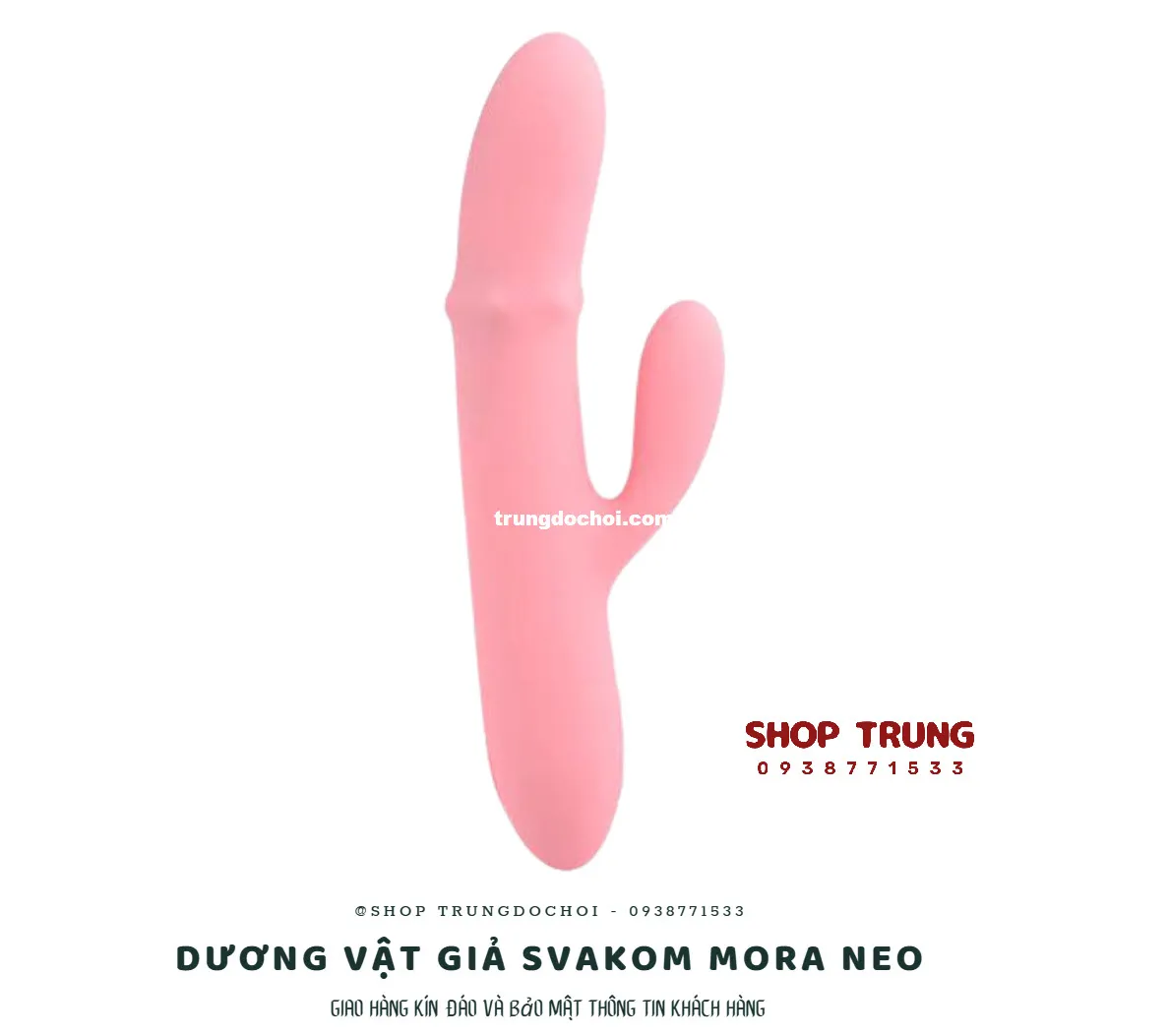 Svakom Mora Neo dương vật giả rung đẩy điều khiển từ xa, silicone y tế an toàn