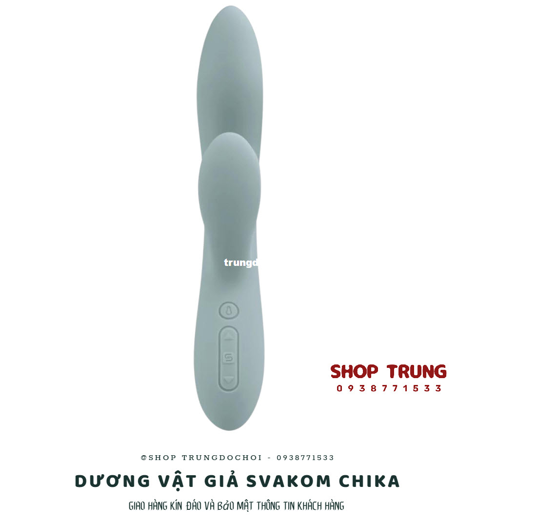 Dương Vật Giả Svakom Chika Rung 5 Tần Số Điều Khiển App Độc Đáo