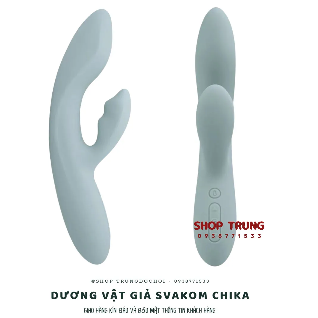 Dương Vật Giả Svakom Chika 5 Tần Số Rung Sưởi Ấm App