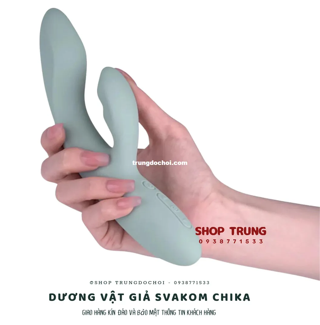 Dương Vật Giả Svakom Chika 5 Tần Số Rung Sưởi Ấm App