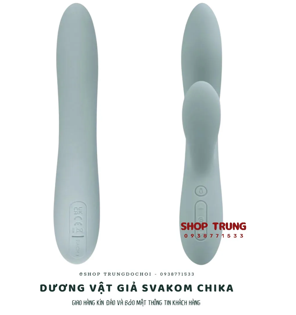 Dương Vật Giả Svakom Chika 5 Tần Số Rung Sưởi Ấm App