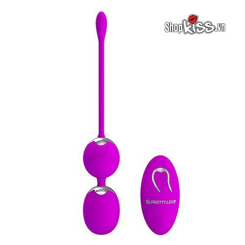 Bóng massage Prettylove Willie remote điều khiển từ xa sextoy nữ cao cấp
