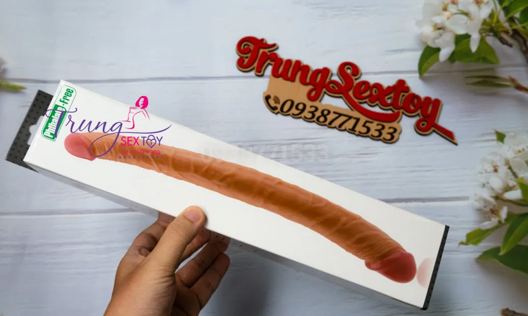 Dương vật giả Lovetoy 2 đầu nhân đôi khoái cảm silicon mềm