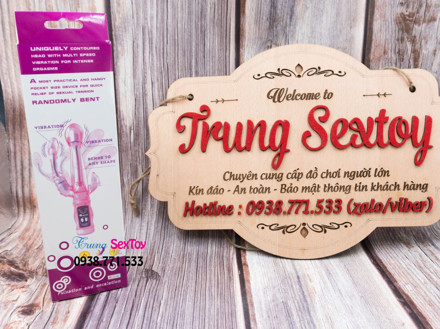 Dương vật giả 3 đầu Tease - Sáng tạo, độc đáo, kích thích cực mạnh