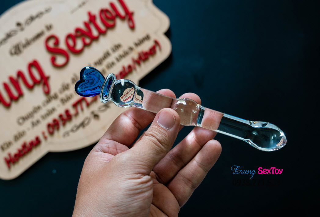 Sextoy que thủy tinh cao cấp tăng khoái cảm phòng the cho nữ