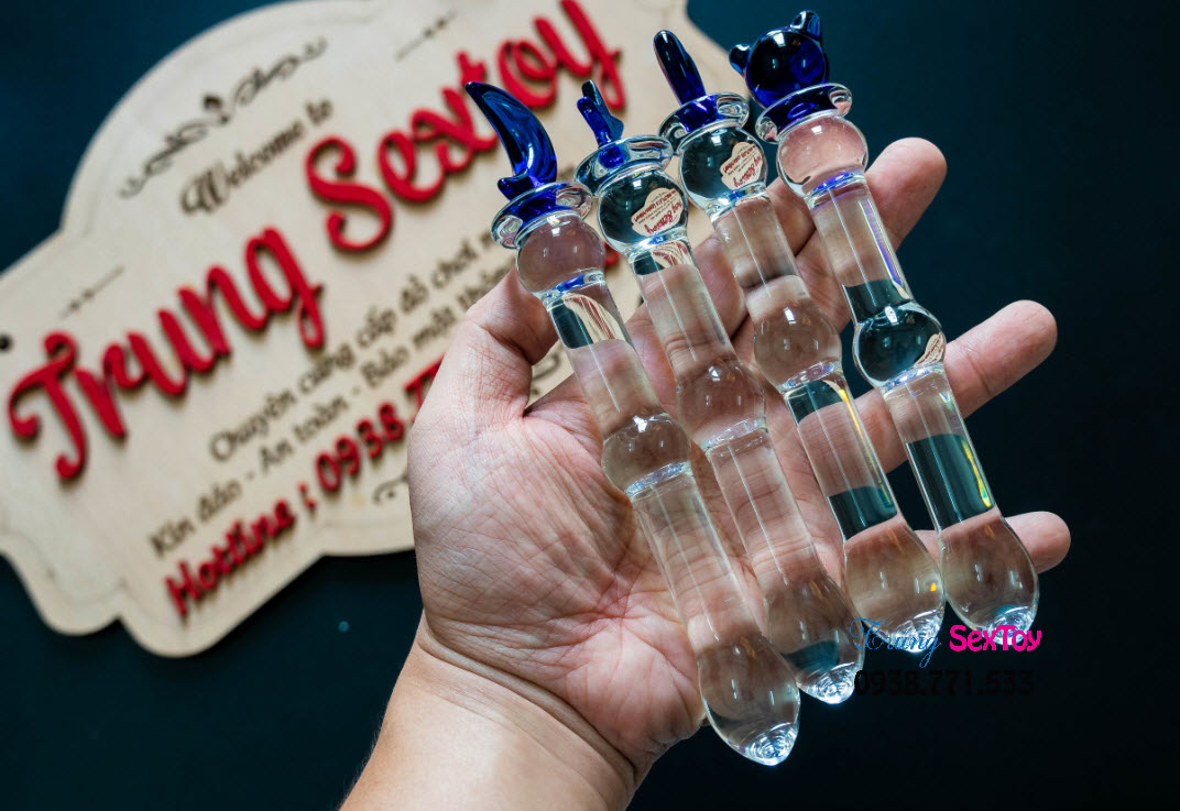 Sextoy que thủy tinh cao cấp tăng khoái cảm phòng the cho nữ