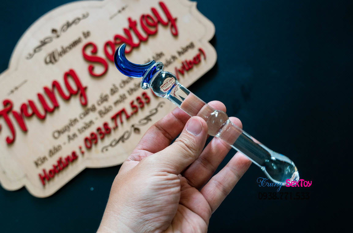 Sextoy que thủy tinh cao cấp tăng khoái cảm phòng the cho nữ