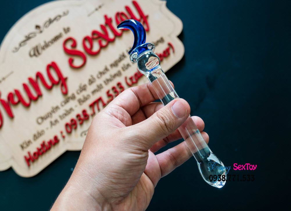 Sextoy que thủy tinh cao cấp tăng khoái cảm phòng the cho nữ