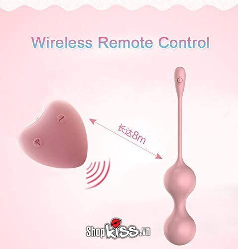 Bóng tập âm đạo rung điều khiển từ xa silicone mịn