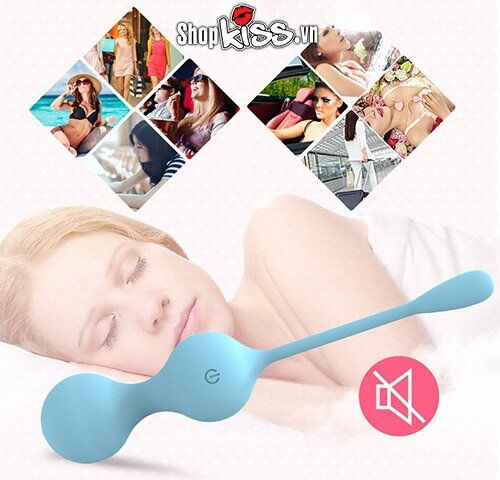 Bóng tập âm đạo rung điều khiển từ xa silicone mịn