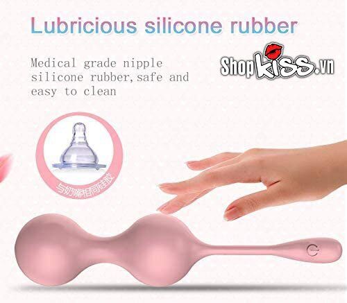 Bóng tập âm đạo rung điều khiển từ xa silicone mịn