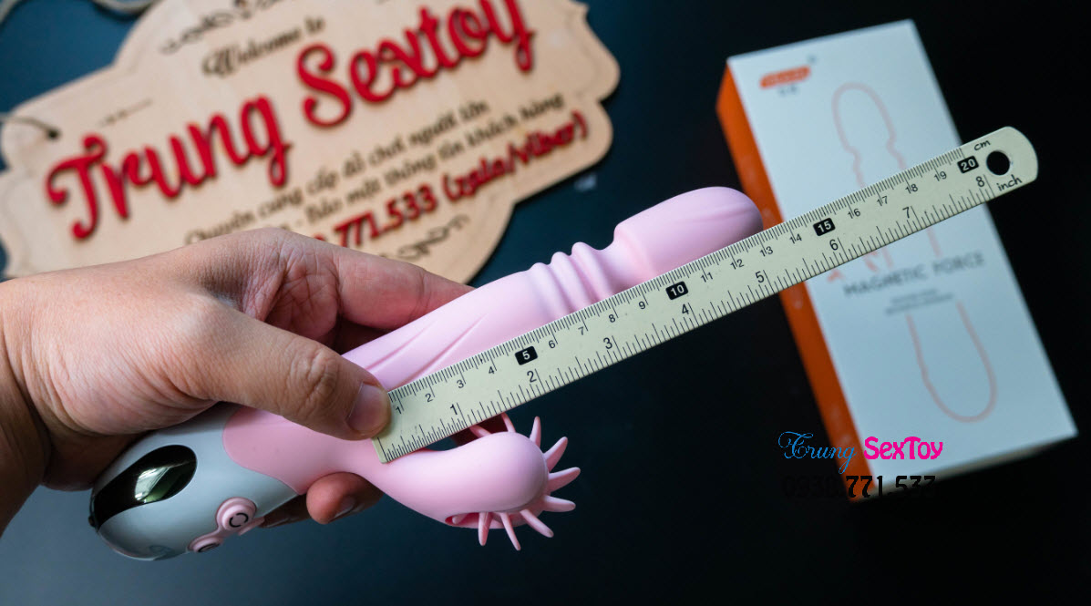 Máy rung tự động lưỡi giả cô bé siêu kích thích