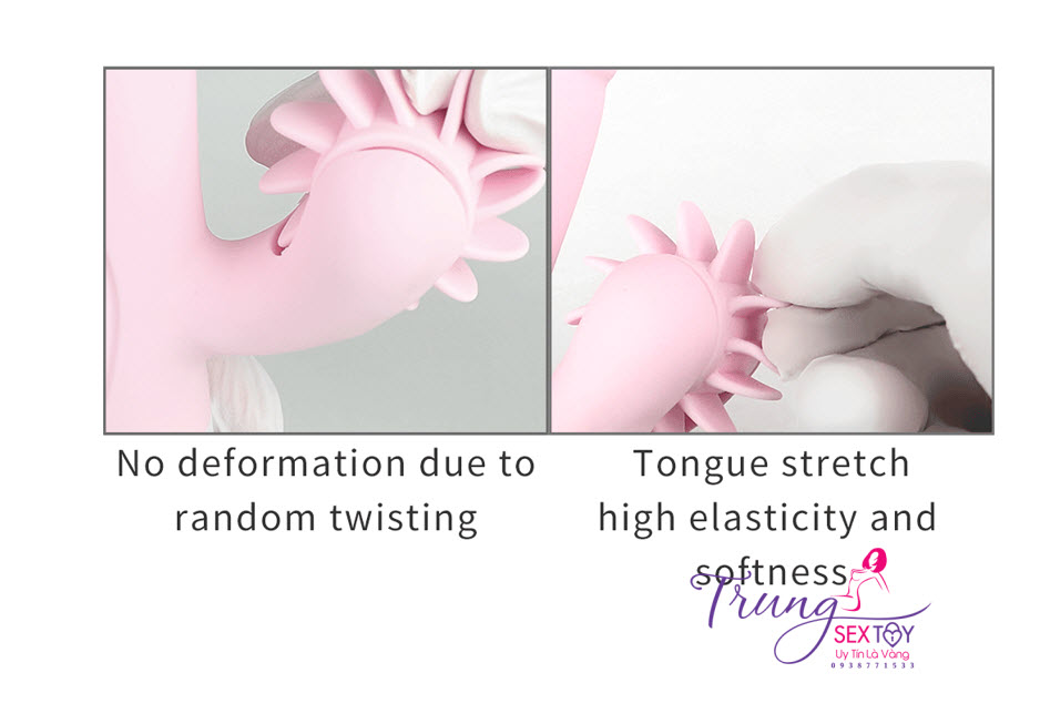 Máy rung tự động lưỡi giả cô bé siêu kích thích