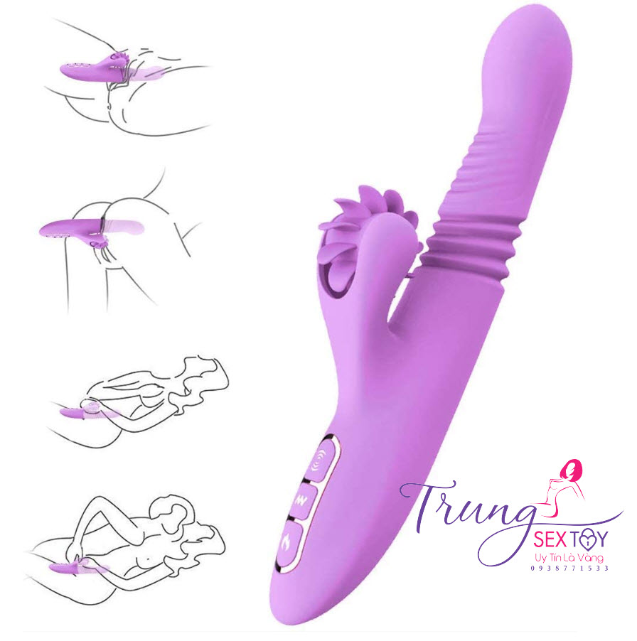 Dương Vật Giả Dibe Lưỡi Xoay Kích Thích Cực Mạnh Cô Bé