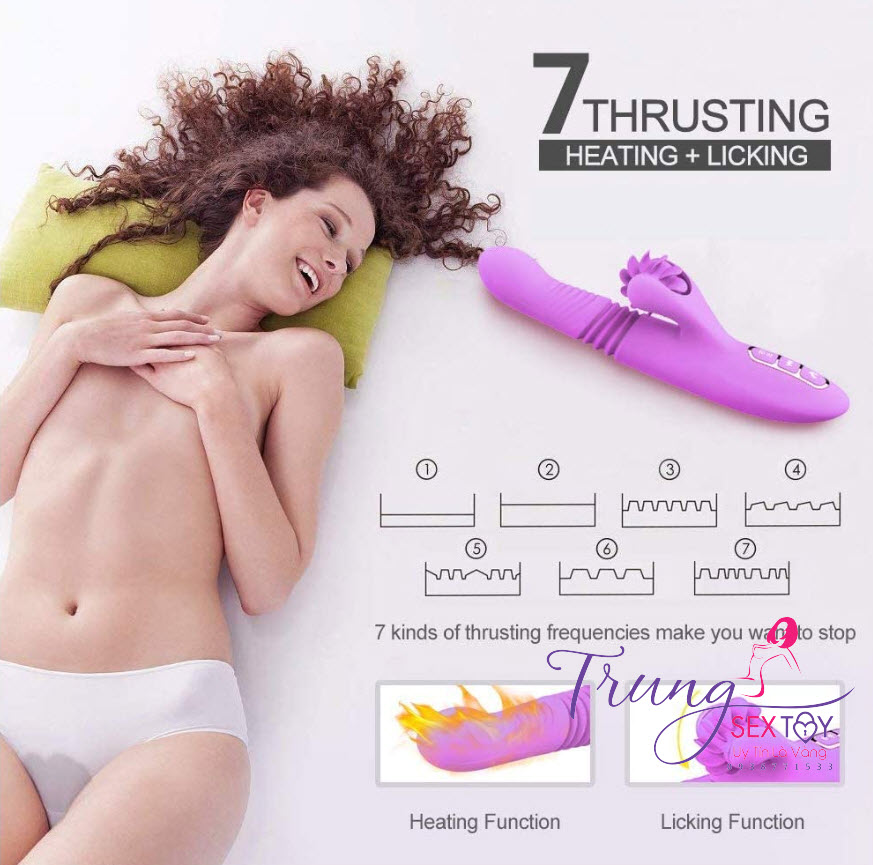 Dương Vật Giả Dibe Lưỡi Xoay Kích Thích Cực Mạnh Cô Bé