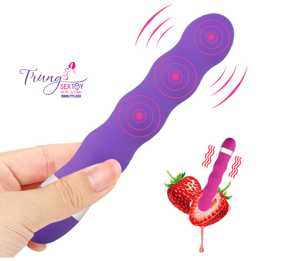 18cm Multi-Mode Silicone Vibrating Wand For Intense Pleasure