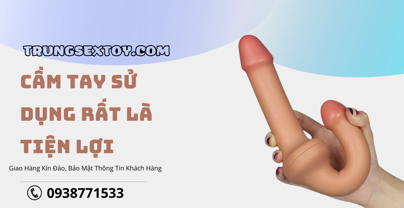 Dương vật giả hai đầu Lovetoy mềm mịn 30cm kích thích cực đỉnh