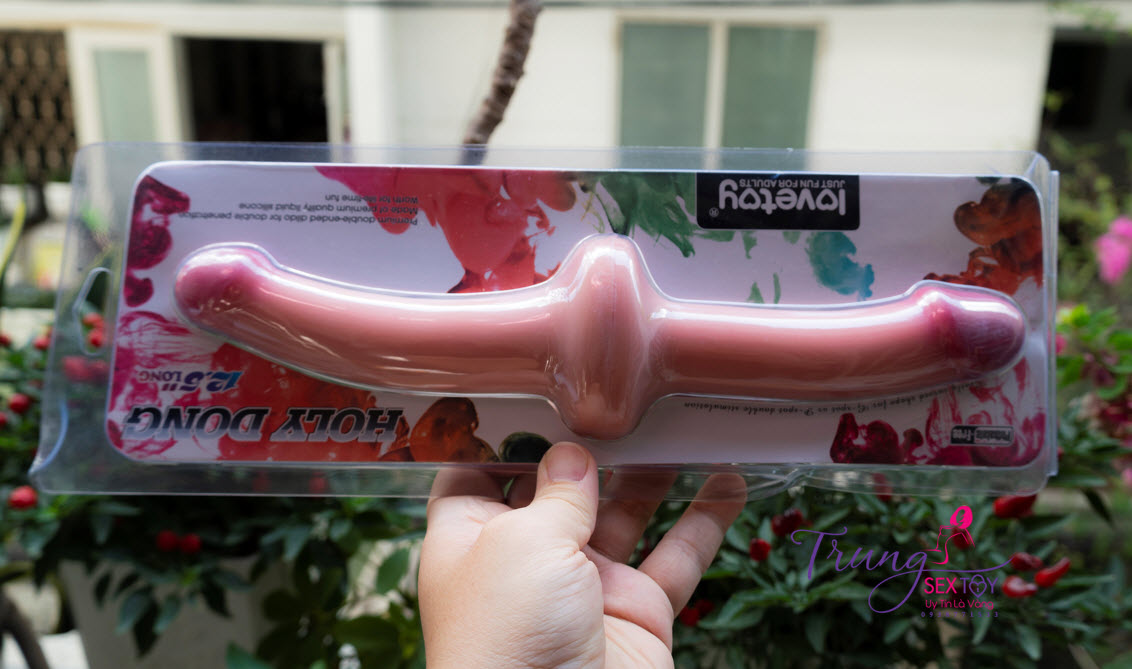 Dương vật giả hai đầu Lovetoy mềm mịn 30cm kích thích cực đỉnh