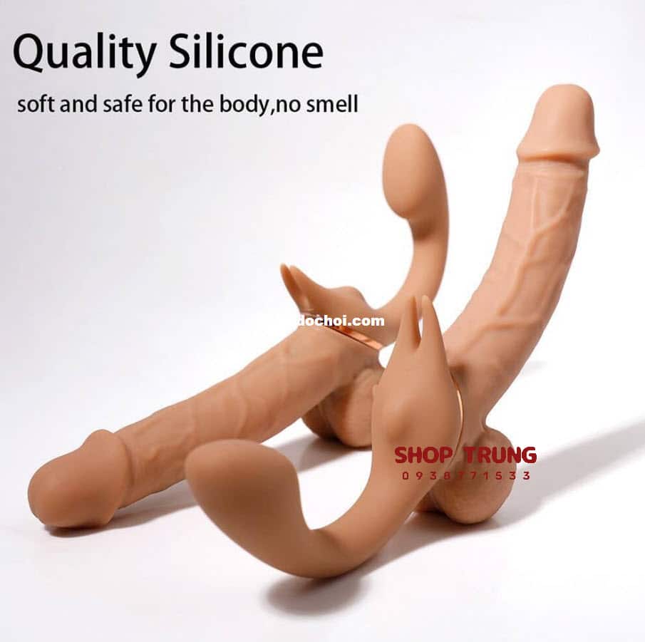 Dương Vật Giả Yeain 2 Đầu Rung Thụt 9 Chế Độ - Siêu Mềm
