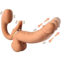 Dương Vật Giả Hai Đầu Yeain Rung Thụt 9 Tần Số Thăng Hoa Mạnh Mẽ 