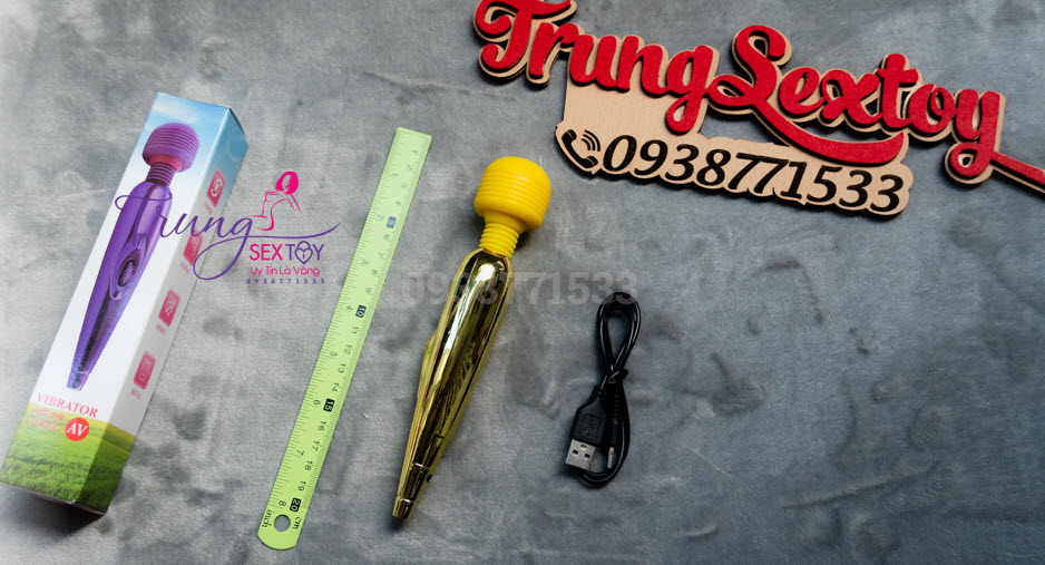 Dụng cụ massage điểm G mini Gold nhỏ gọn kích thích cực đã