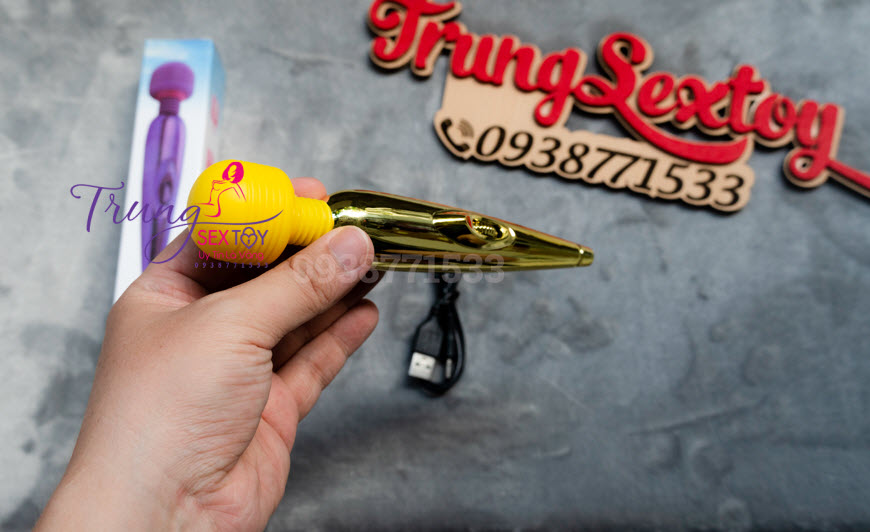 Dụng cụ massage điểm G mini Gold nhỏ gọn kích thích cực đã