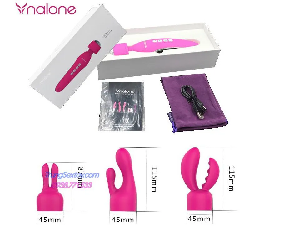 Máy massage Nalone Electro rung 7 chế độ pin sạc Nhật Bản