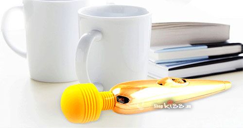 Chày Rung Massage Mini Gold Sạc Pin Kích Thích Toàn Thân