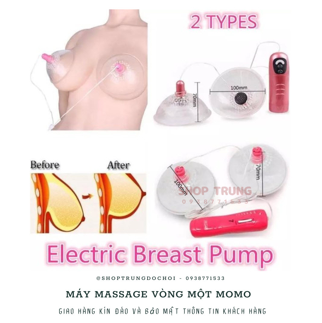Máy massage vòng 1 Momo chăm sóc săn chắc tăng sức hấp dẫn Máy massage vòng 1 Momo chăm sóc săn chắc tăng sức hấp dẫn