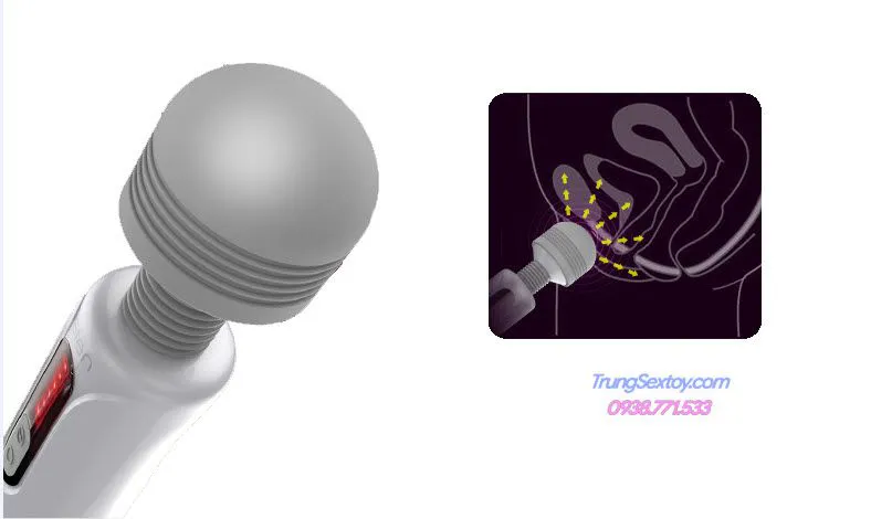 Leten Lightning chày rung 7 chế độ giúp tăng khoái cảm phòng the