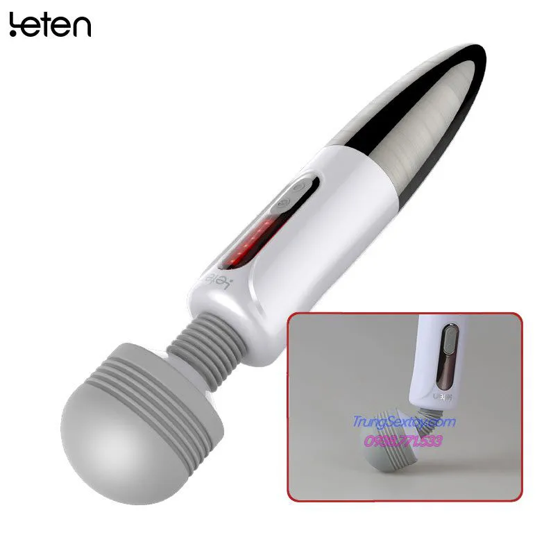 Leten Lightning chày rung 7 chế độ giúp tăng khoái cảm phòng the