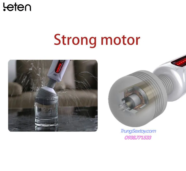 Leten Lightning chày rung 7 chế độ giúp tăng khoái cảm phòng the