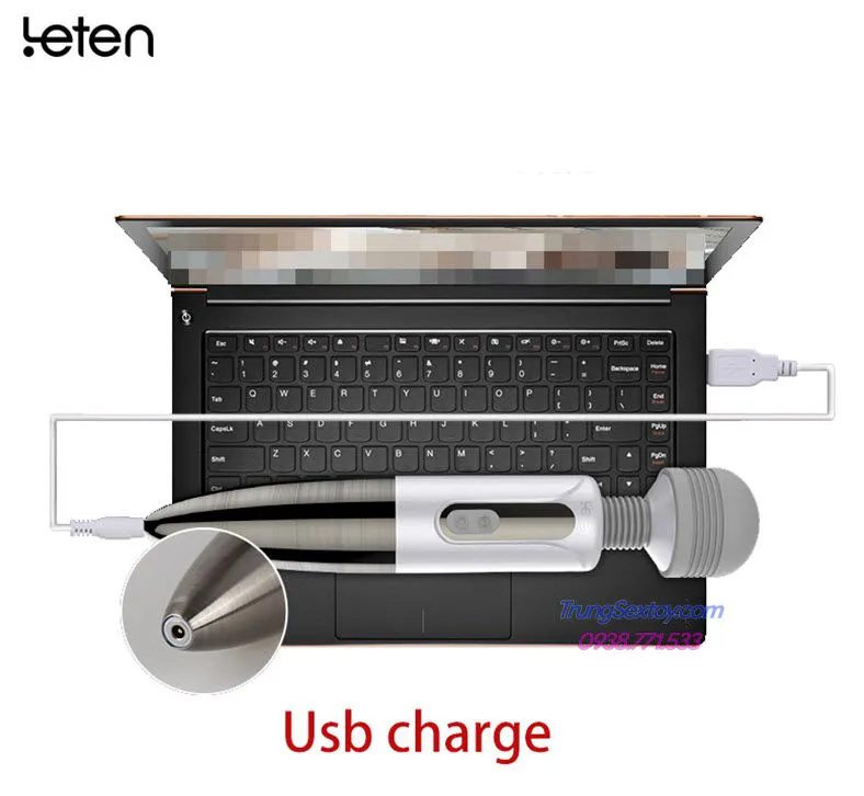 Leten Lightning chày rung 7 chế độ giúp tăng khoái cảm phòng the